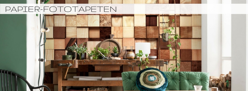Papier-Fototapeten für eine...