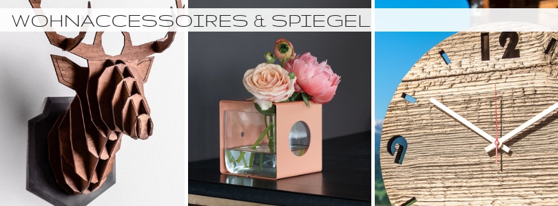 Mit Wohnaccessoires & Spiegel...