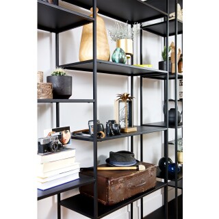 Raumteiler Standregal June L schwarz