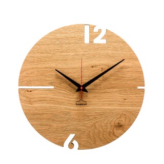 Holz-Wanduhr Puhr rund