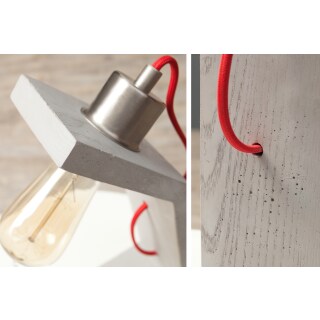 Tischleuchte Edge grau