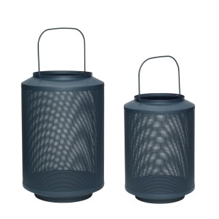 Laterne Askr 2er-Set Metall grün