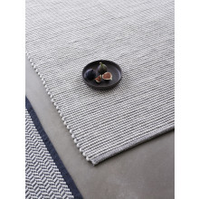 Teppich Dorthe grau/weiß