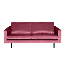 Sofa 2,5-Sitzer Rodeo Samt pink