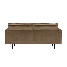 Sofa 2,5-Sitzer Rodeo Samt taupe