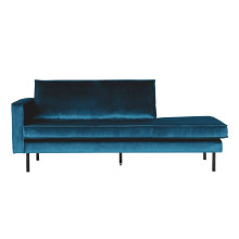 Daybed Rodeo Samt blau links