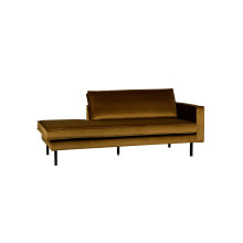 Daybed Rodeo Samt honiggelb rechts