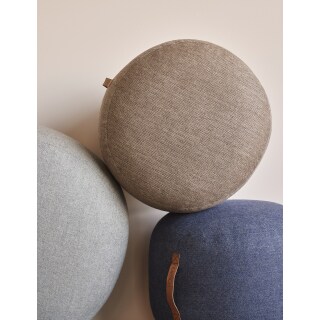 Pouf Egon niedrig rund