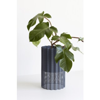Blumentopf Rakel grau