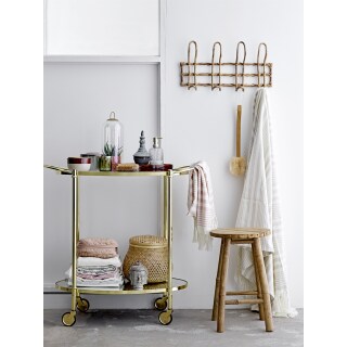 Servierwagen Fine goldfarben