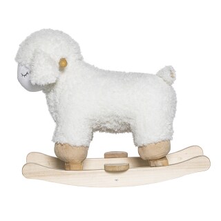 Schaukeltier Schaf Amalia weiß