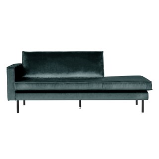 Daybed Rodeo Samt türkis links