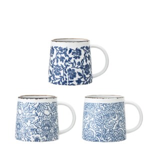 Kaffeebecher Molly 3er-Set blau