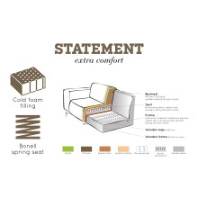 Sofa 4-Sitzer Statement XL Samt honiggelb