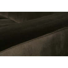 Sofa 4-Sitzer Statement XL Samt dunkelgrün