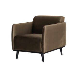Sessel Statement Samt taupe