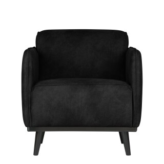 Sessel Statement Kunstleder schwarz