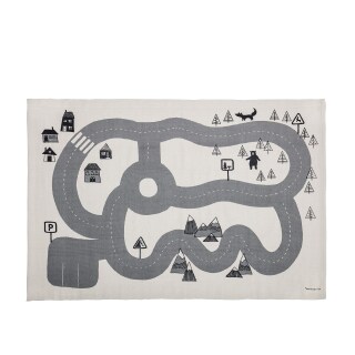 Spielteppich Nordic Road grau