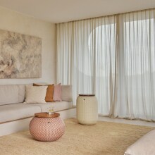 Couchtisch Halo kupferfarben (copper blush)