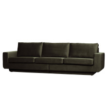 Sofa 3-Sitzer Fame Samt dunkelgrün