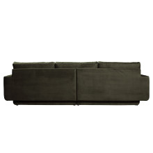 Sofa 3-Sitzer Fame Samt dunkelgrün