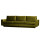 Sofa 3-Sitzer Fame Samt olivgrün