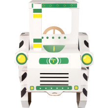 Spielhaus Traktor grün/weiß