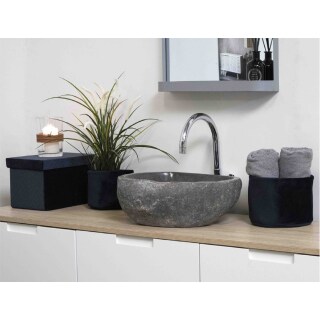 Aufsatzwaschbecken Donau Riverstone natur