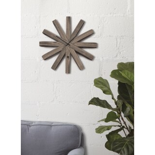 Holz-Wanduhr Ribbonwood