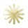 Wanduhr Ribbon messingfarben
