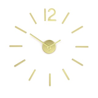 Wanduhr Blink messingfarben