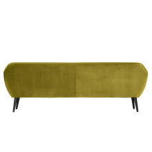 Sofa 4-Sitzer Rocco Samt XL olivgrün