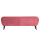 Sofa 4-Sitzer Rocco Samt XL pink
