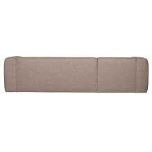 Eckcouch Bean Récamiere Stoff links taupe