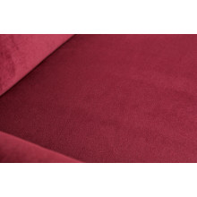 Sofa 2-Sitzer Rocco Samt rot