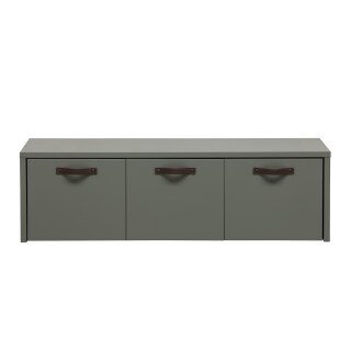 Sitzbank mit Schubkästen Stage grün