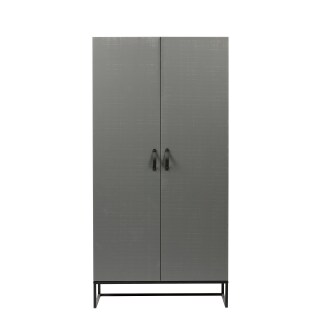 Kleiderschrank Morris lehm/grau