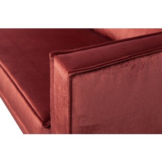 Daybed Rodeo Samt kastanie links