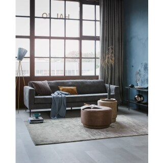 Hocker Pouf Coffee cognacbraun