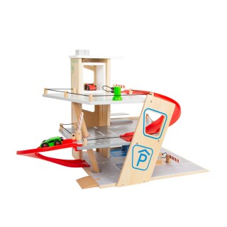 Holzspielzeug Parkhaus Premium bunt