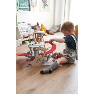 Holzspielzeug Parkhaus Premium bunt