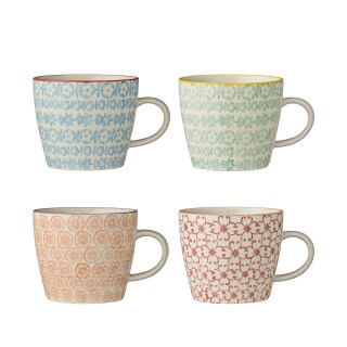 Kaffeebecher Carla 4er-Set bunt