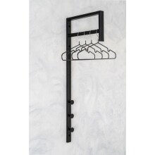 Wandgarderobe Trento schwarz