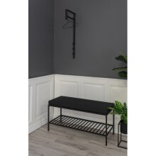Wandgarderobe Trento schwarz