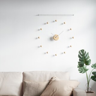Wanduhr Hangtime natur