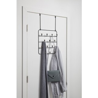 Türgarderobe Estique walnuss/schwarz