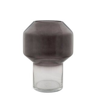 Vase Matera smoke/klar