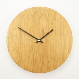 Holz-Wanduhr Minimal Eiche 25 cm