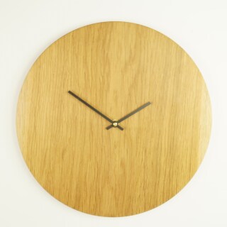 Holz-Wanduhr Minimal Eiche 30 cm