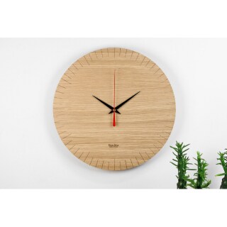 Holz-Wanduhr Louanne natur